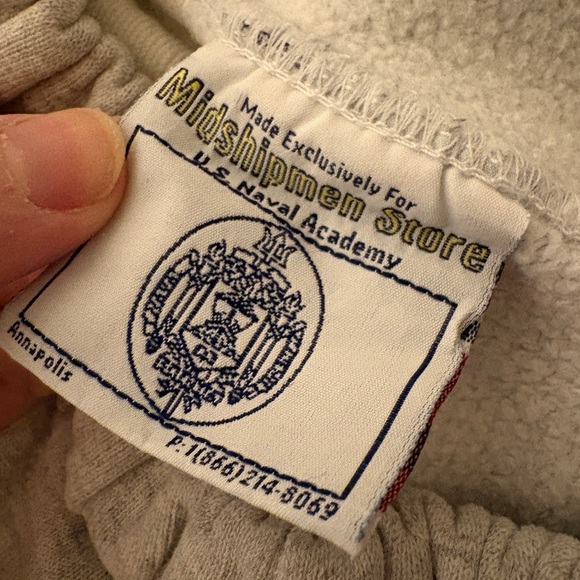 Naval Academy Gray Sweatpants - Picture 3 of 4